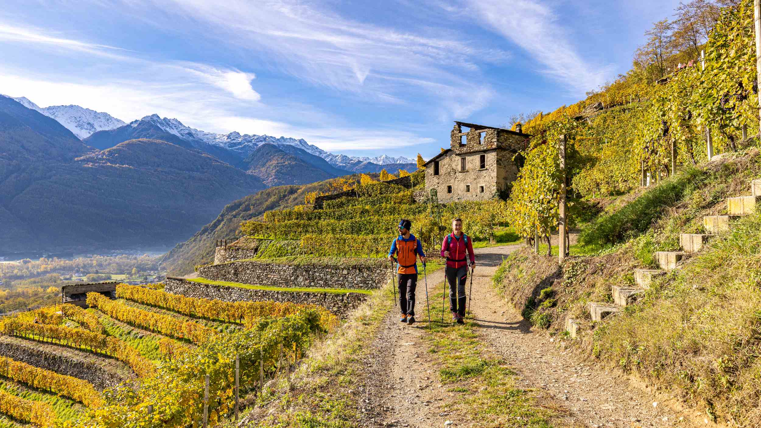 A walking route amongst the Marian sanctuaries of the province of Sondrio